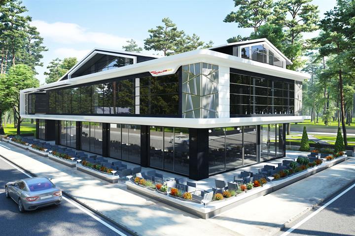 Meram Office, dış cephe görselleştirmesi