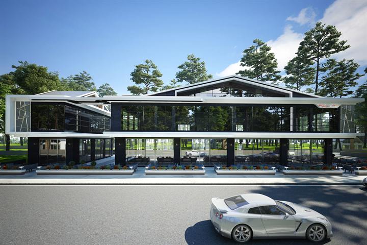 Meram Office, dış cephe görselleştirmesi