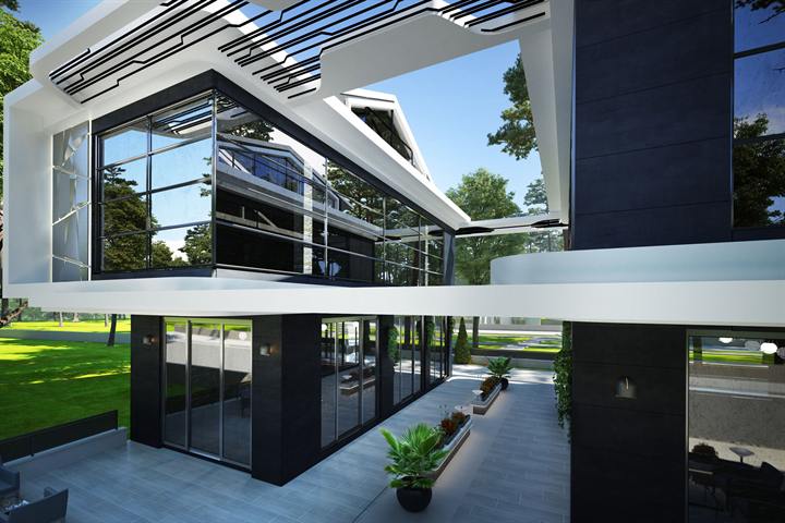Meram Office, dış cephe görselleştirmesi